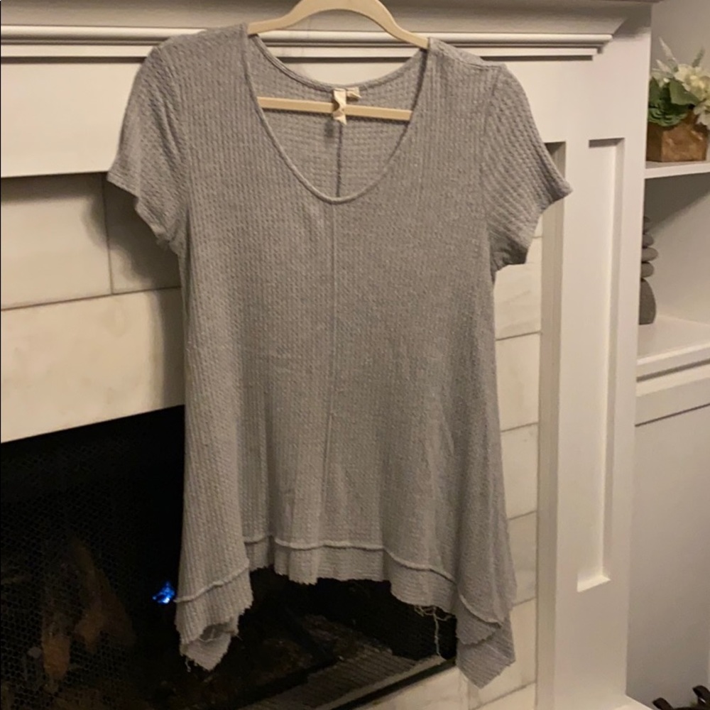 Lazy Sundays waffle knit top